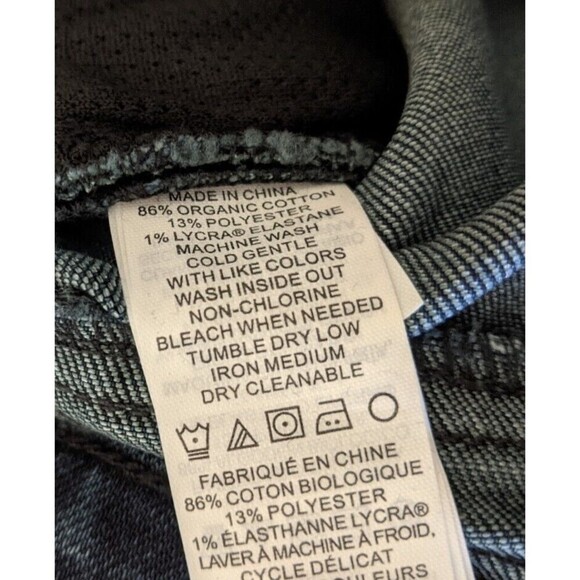 Prana Buxton Jean Deep Blue Mid Rise Button Fly Slim Boyfriend Fit Size 4/27 - Picture 8 of 10